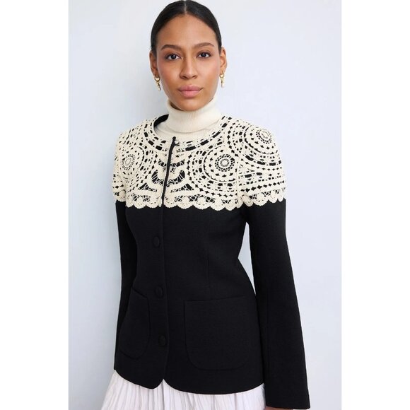 Sea New York Tops - N-5. Sea New York Nara Crochet Jacket XS